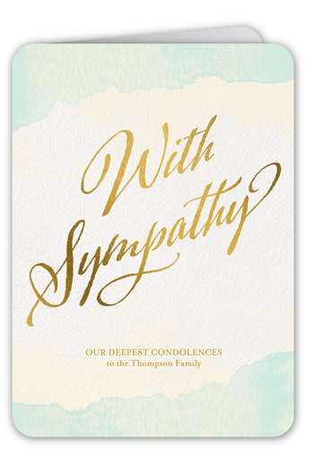 sympathy card