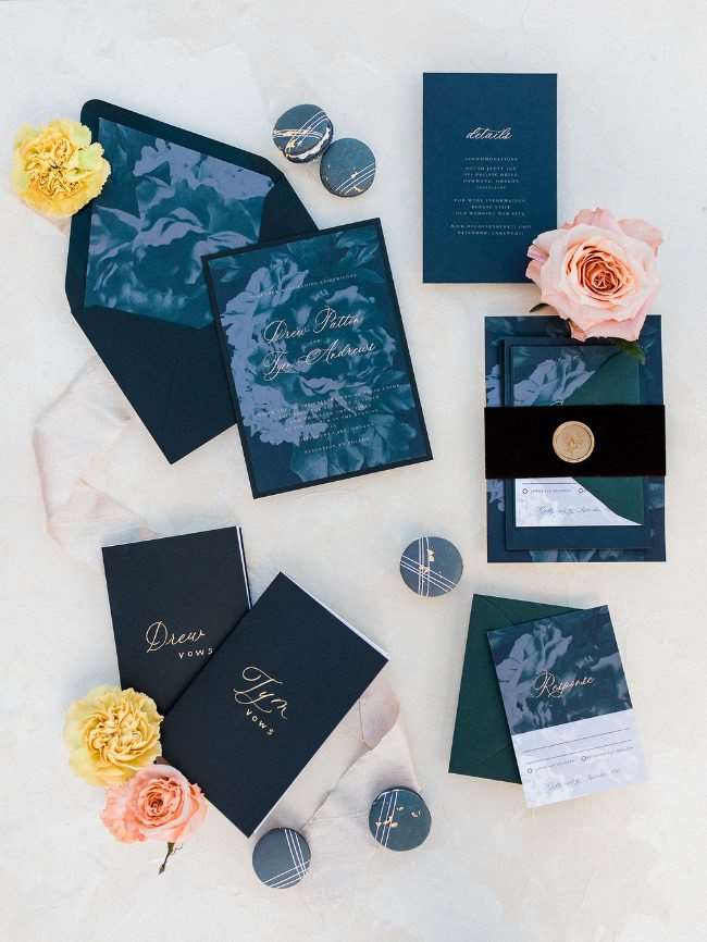 Jewel Tone Lakeside Wedding Inspiration