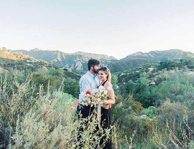 Sunny California Mountain Engagement Photos