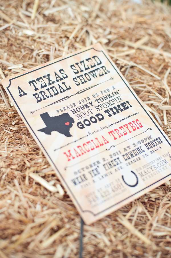 Texas Sized Bridal Shower