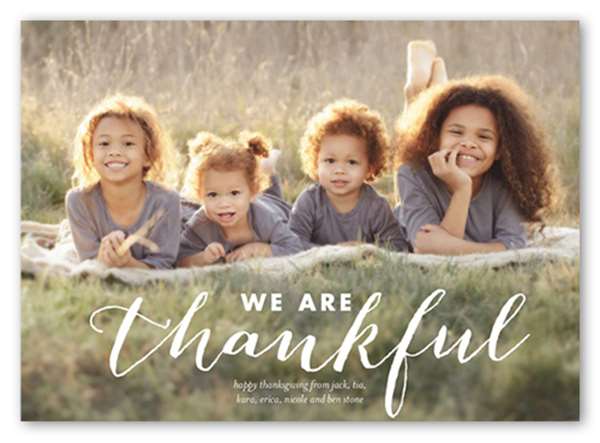 thanksgiving card with photo