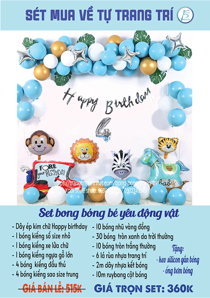 set bong be yeu dong vat bia set bong be yeu dong vat bia