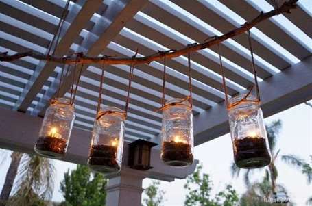 Mason Jar Chandelier