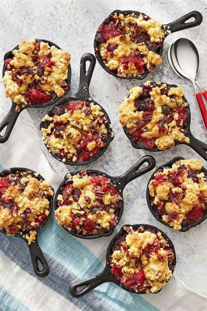 Jiffy trộn berry cobbler