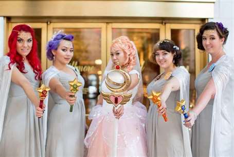 Sailor Moon anime wedding
