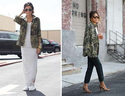 Camo Print for Fall Fashion - Blog Phong cách