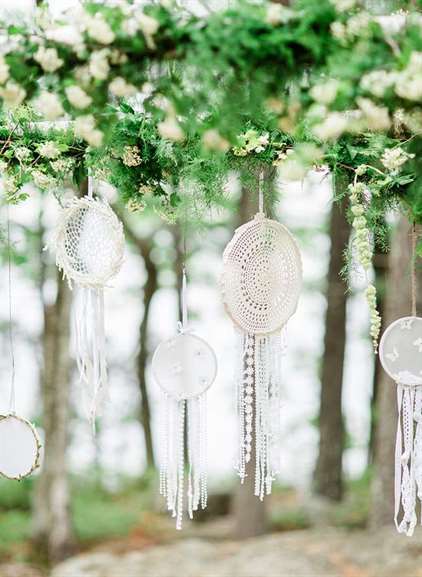 Boho Camp Wedding by the Lake 