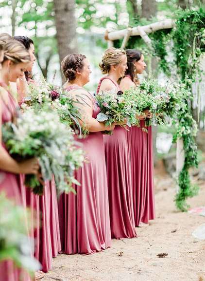 Boho Camp Wedding by the Lake