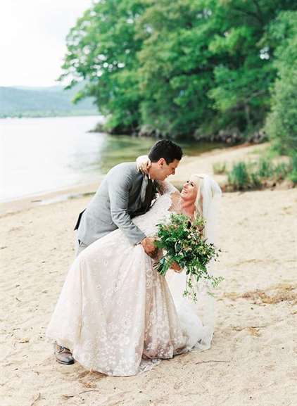 Boho Camp Wedding by the Lake