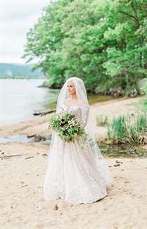 Boho Camp Wedding by the Lake