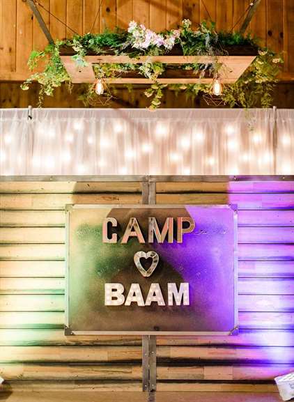 Boho Camp Wedding by the Lake 