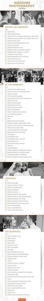 danh sách chụp ảnh cưới
