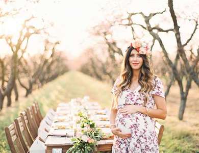 Peach Orchard Baby Shower