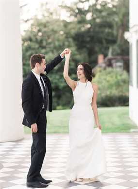 Đám cưới đen trắng sang trọng