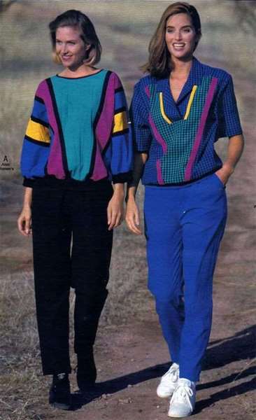 Colorblocking 80s Style Clothing