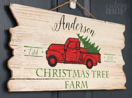 Diy custom christmas sign wooden christmas yard decorations