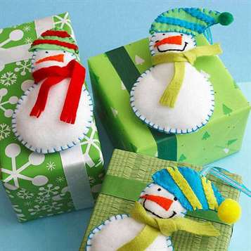 Christmas Gift Wrap - Snowmen 