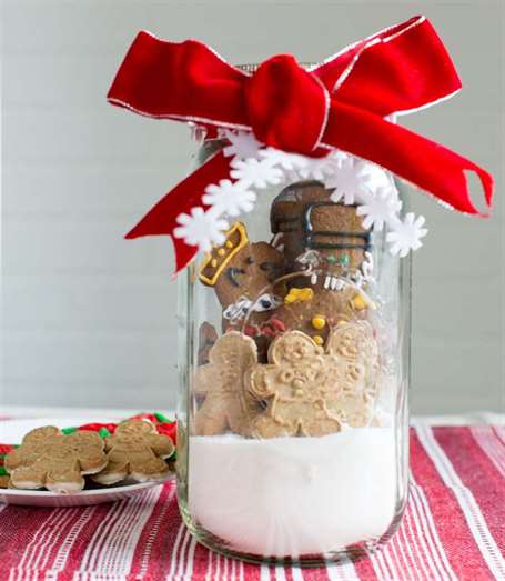 Cookie Jars - Christmas Table Centerpiece