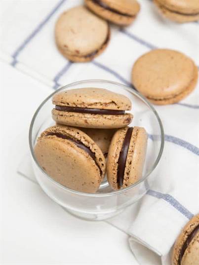 Double Chocolate Macarons