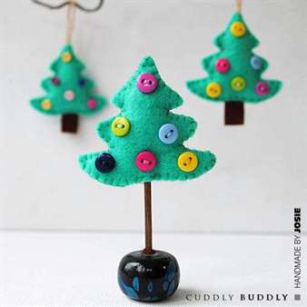 Felt Tree Ornament - Christmas Craft for Kids