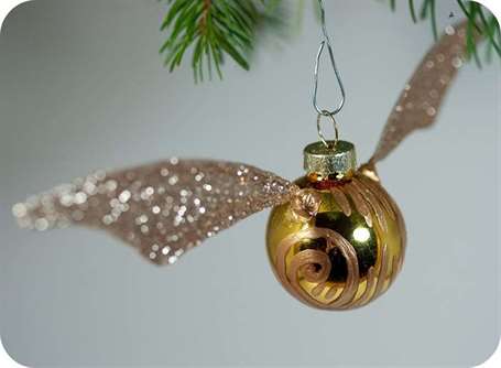 Golden Snitch Christmas Ornament