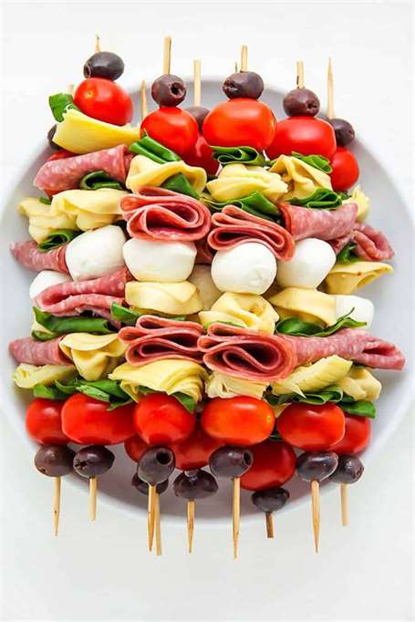 Antipasto Skewers - Món ăn nhẹ cho bữa tiệc