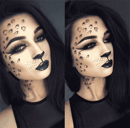 Trang điểm Halloween: Leopard quyến rũ