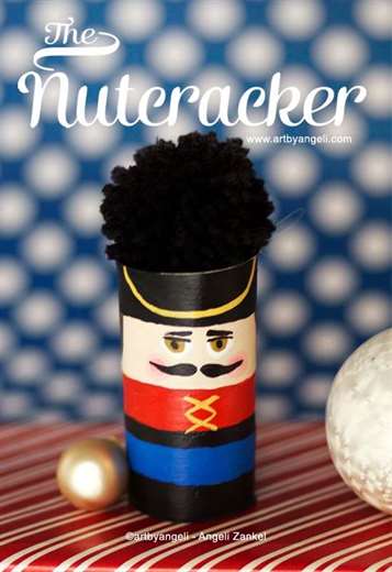 Giấy Nutcrackers - Trang trí Giáng sinh dễ dàng tự làm