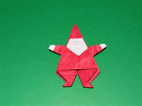 Paper Santas - DIY Christmas Decorations