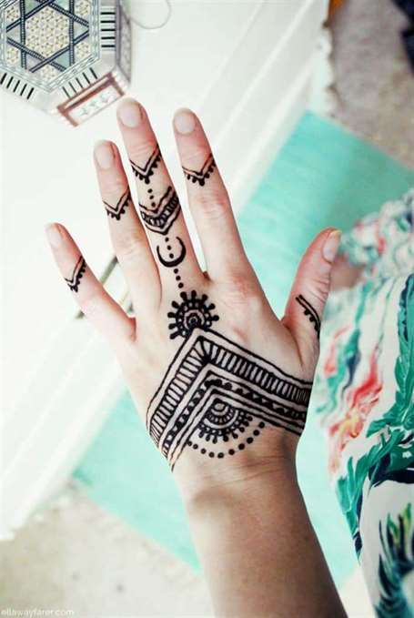 Henna tattoo hand hires stock photography and images  Alamy