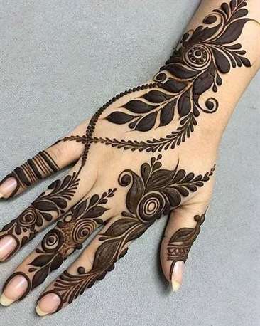 Thiết kế Henna hoa tuyệt đẹp