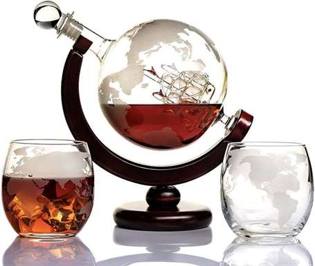 Quà tặng Giáng sinh tốt nhất cho bố: Whisky Globe Decanter