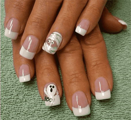 Halloween Nails - Xác ướp và Hồn ma