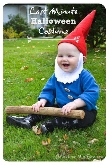 Ý tưởng trang phục Halloween cho bé Garden Gnome