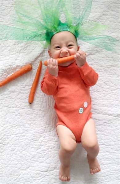 Carrot Baby Costume