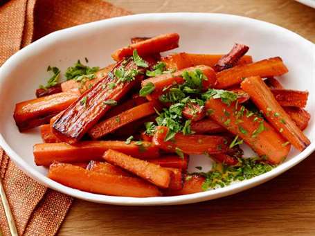 Món ăn phụ Lễ Tạ ơn - Cà rốt tráng men ngọt ngào