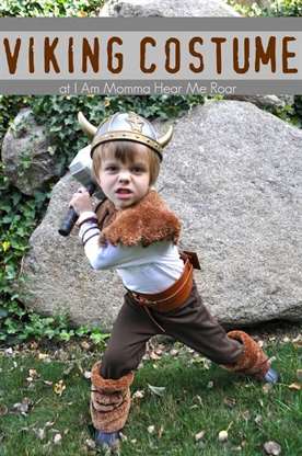 Trang phục Halloween cho cậu bé Viking Toddler