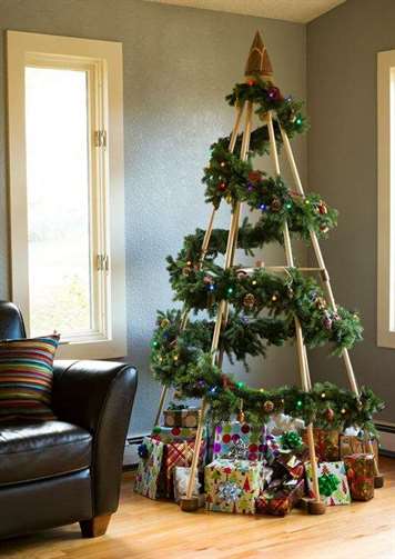 Garland Teepee Cây thông Noel hiện đại