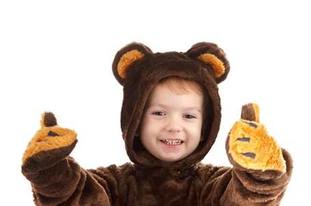 Gấu trang phục halloween cho bé trai