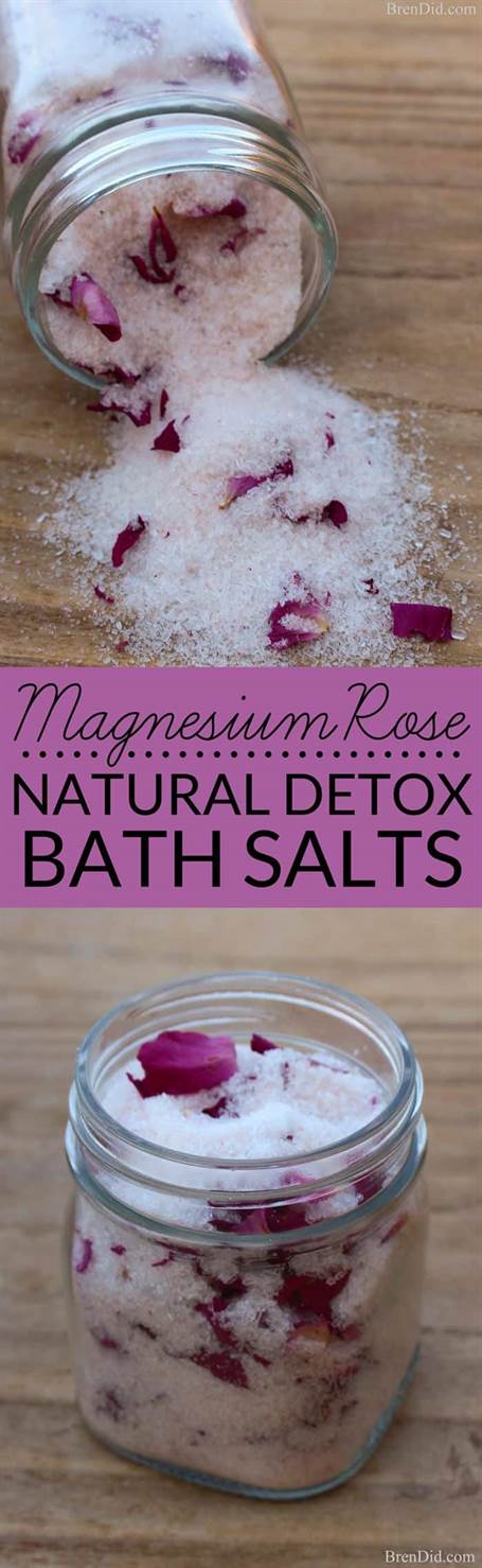 Magnesium rose detox bath