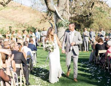 Natural Al Fresco Wedding