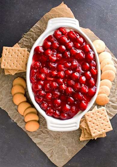 Cherry Cheesecake Dip - Món tráng miệng Lễ Tạ ơn ngon nhất