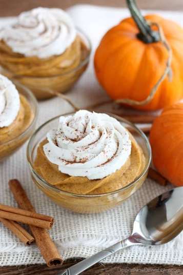 Pumpkin Mousse - Ý tưởng Món tráng miệng Lễ Tạ ơn