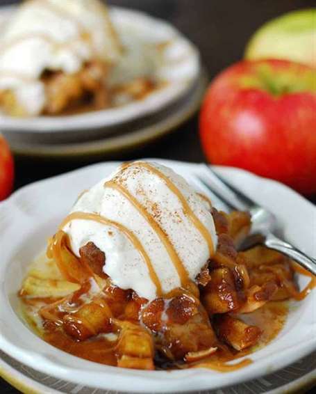 Bloomin 'Baked Apples - Ý tưởng món tráng miệng Lễ Tạ ơn