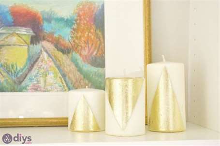 Gilded candles christmas decoration ideas 