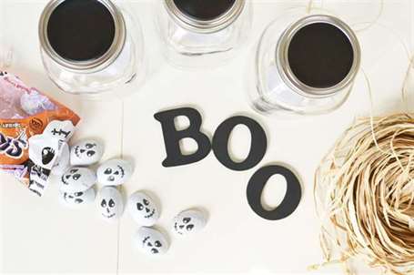 Nguyên liệu cho Lọ kẹo Halloween Boo