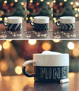 Chalkboard Mug - Món quà Giáng sinh tuyệt vời nhất cho chồng