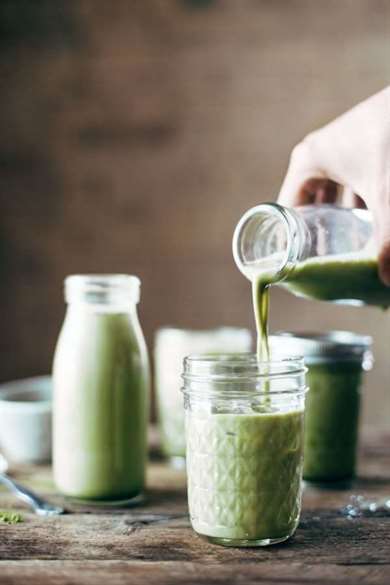 Matcha lattes đá công thức