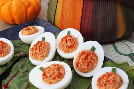 Món khai vị Halloween quả bí ngô