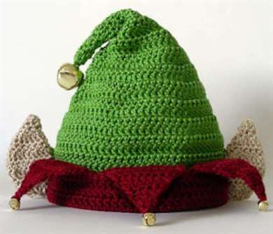 Crochet Hat for Kids - Christmas Elf 